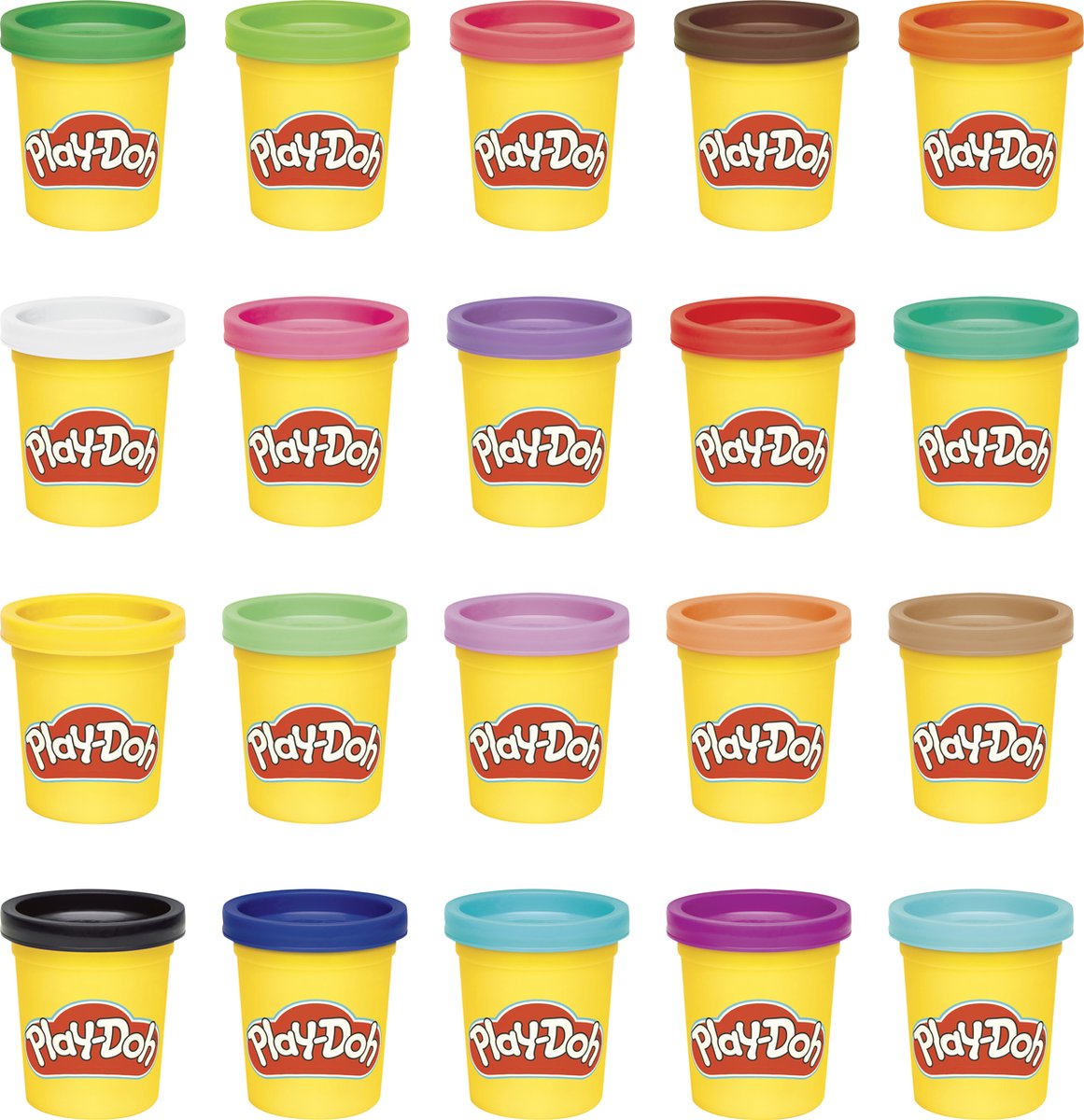 Play-Doh Multiicolor Magic Pack 20 potjes 56 Gr