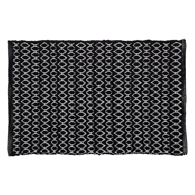 Sealskin Boho Badmat 60x90cm Zwart