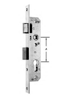 Nemef Insteek Cilinderslot voor Metalen Deur Verzinkt 110x25 mm