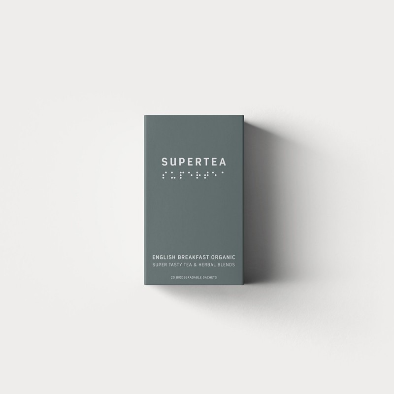 Teministeriet Supertea Organische Thee English Breakfast - 20 stuks