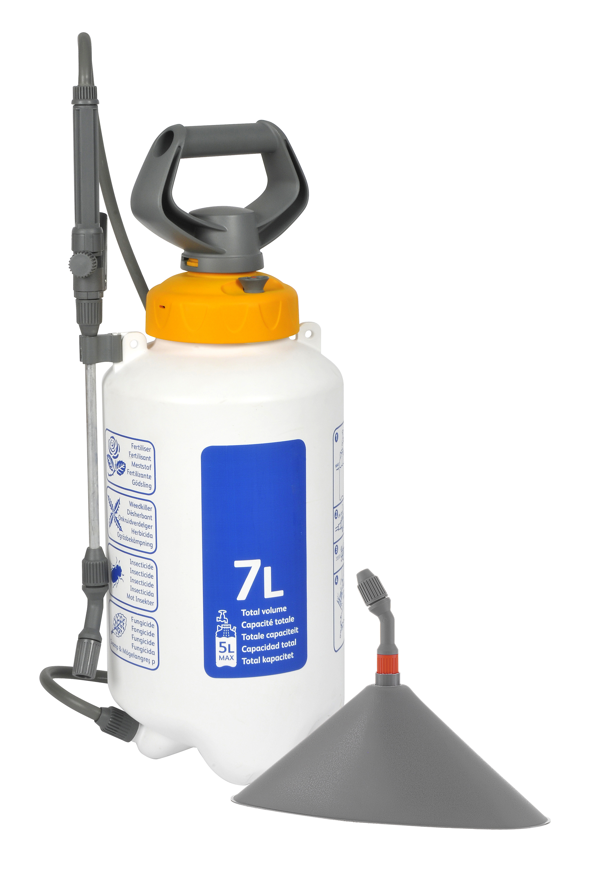 Hozelock Druksproeier Basic 7 l met Sproeikap