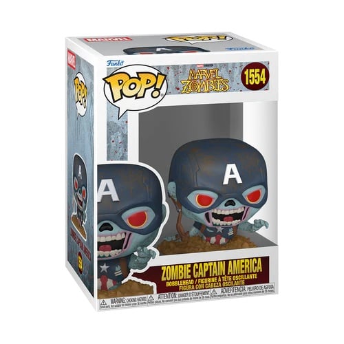Funko Pop! Marvel Zombies - Zombie Captain America 1554 Funko Pop! Marvel Zombies - Zombie Captain America 1554