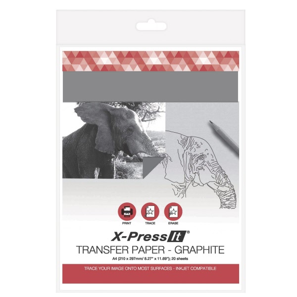 X-Press It Transfer Papier A4 Grafiet 20 vel