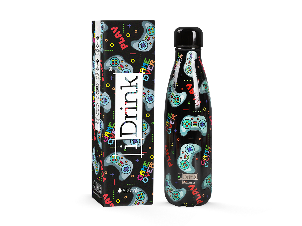I-Drink Isoleerfles Lets Play 500ml