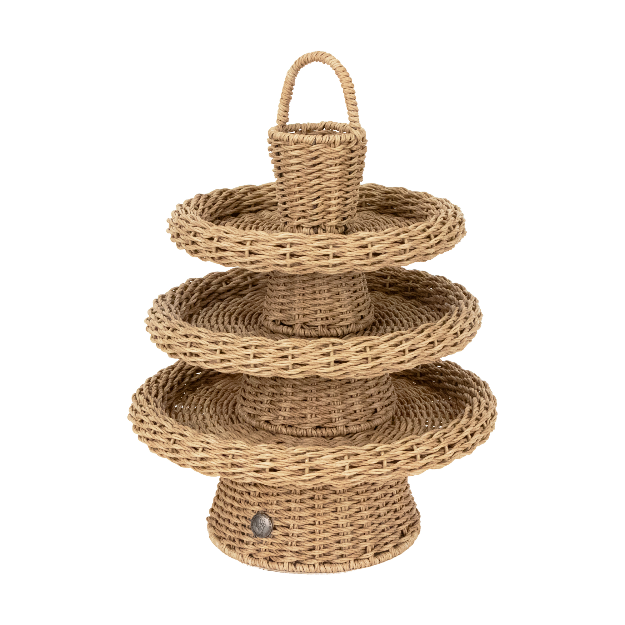 Handed By Etagere Kerst Naturel Bruin - Handgemaakt 43x32x32 cm