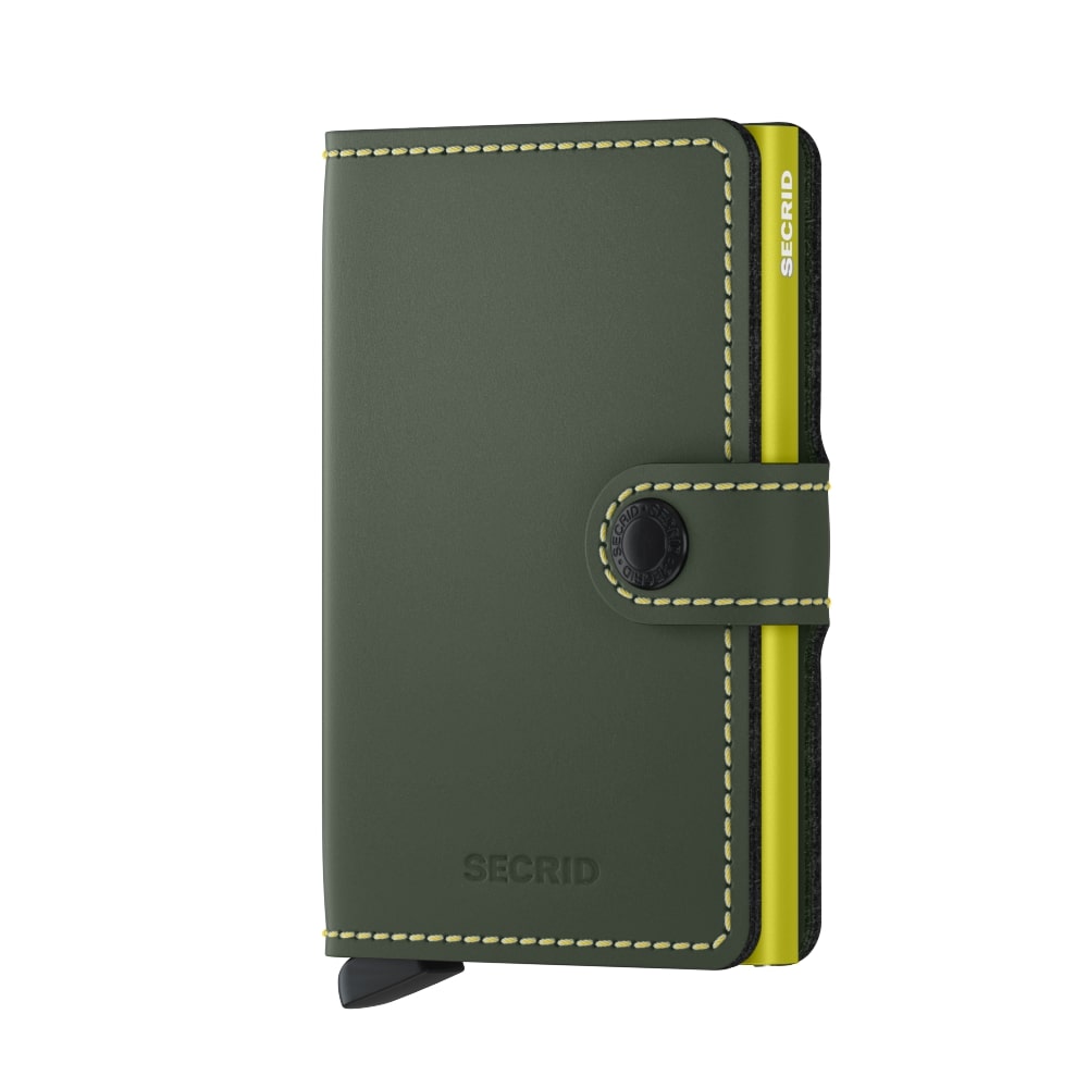 Secrid Miniwallet Matte Green/Lime