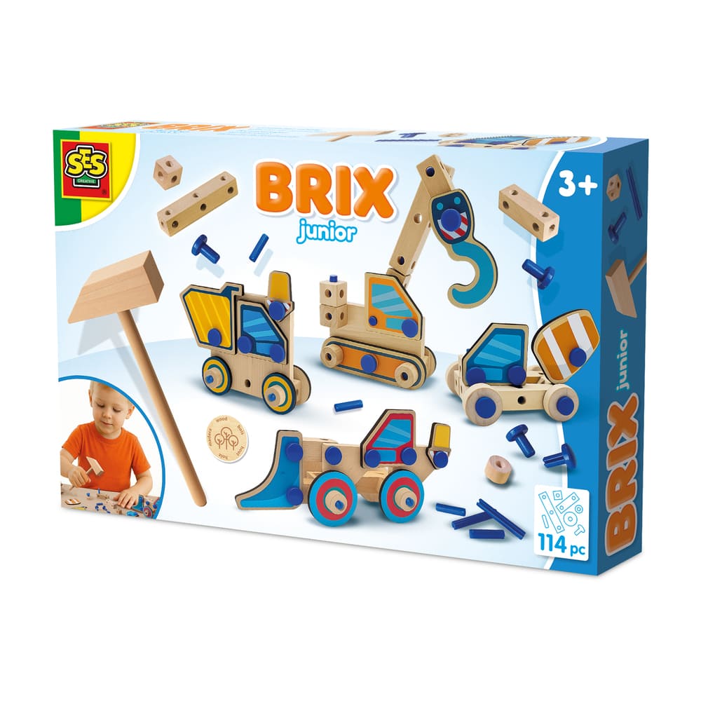SES Brix Junior - Bouwvoertuigen maken