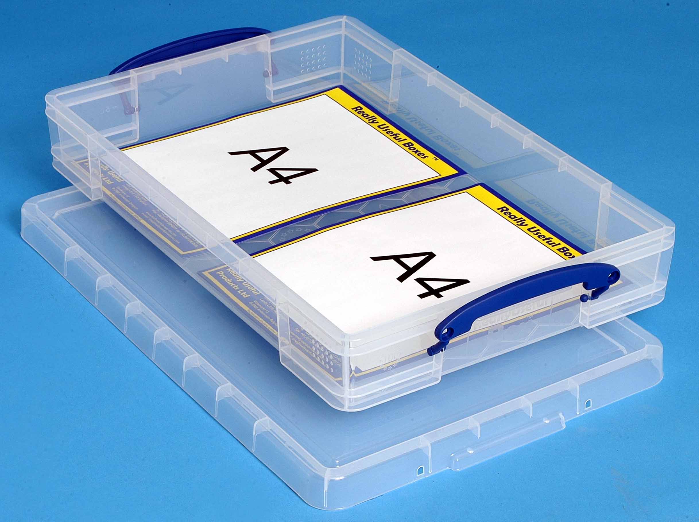 Really Useful Boxes Opbergbox 10l - Transparant - 52x34x8.5 cm