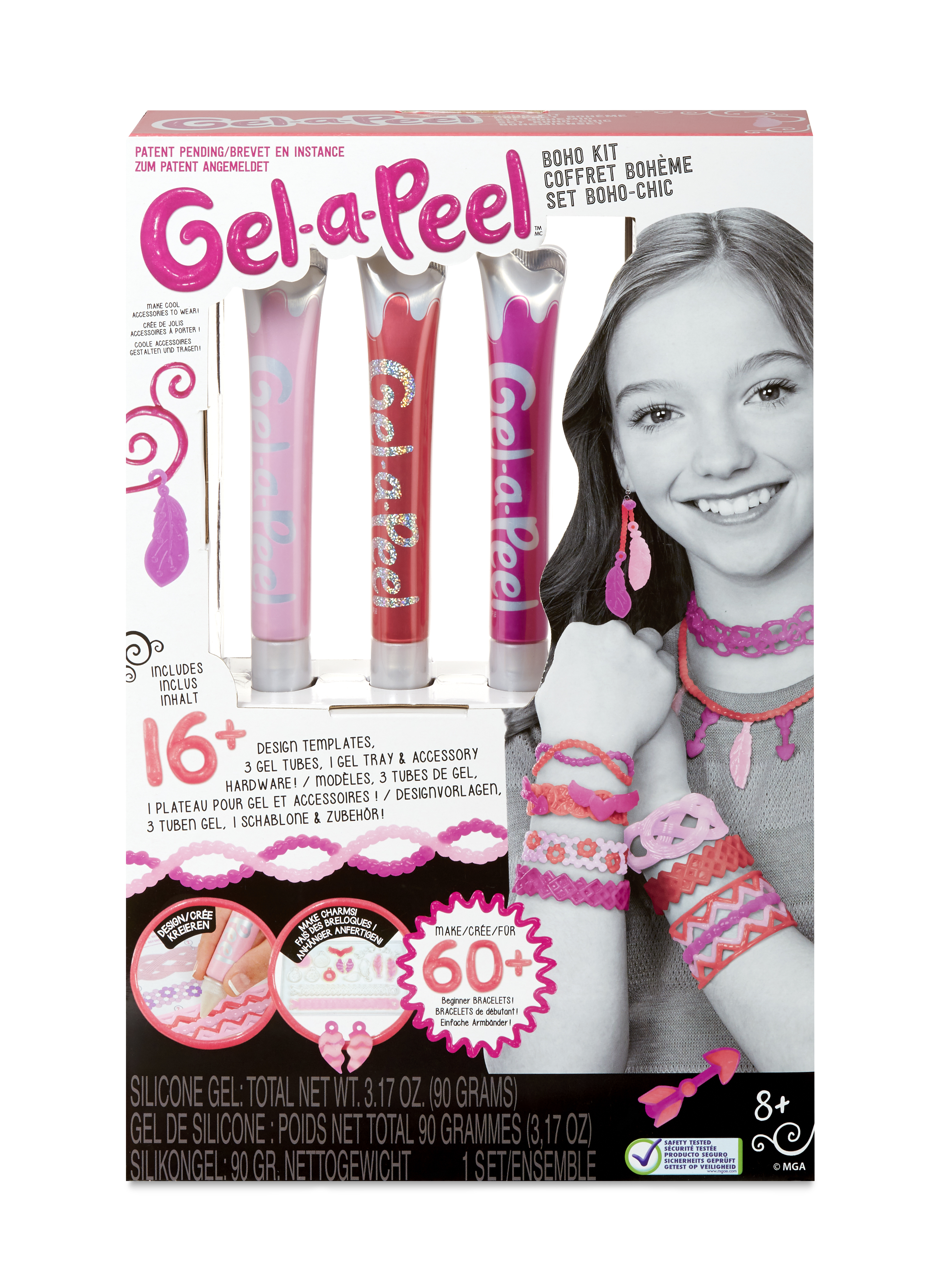 Gel-a-Peel 3 pack accessoireset Boho Kit