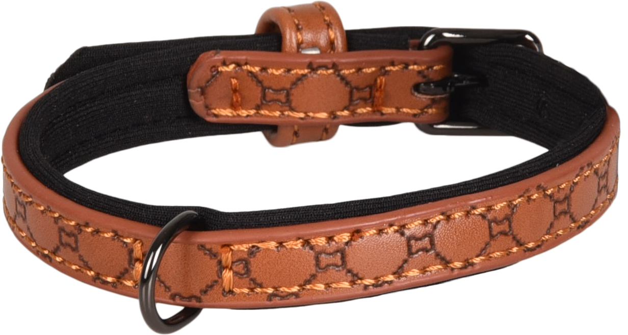Flamingo Hondenhalsband Patti Bruin 21-26 cm / 10 mm