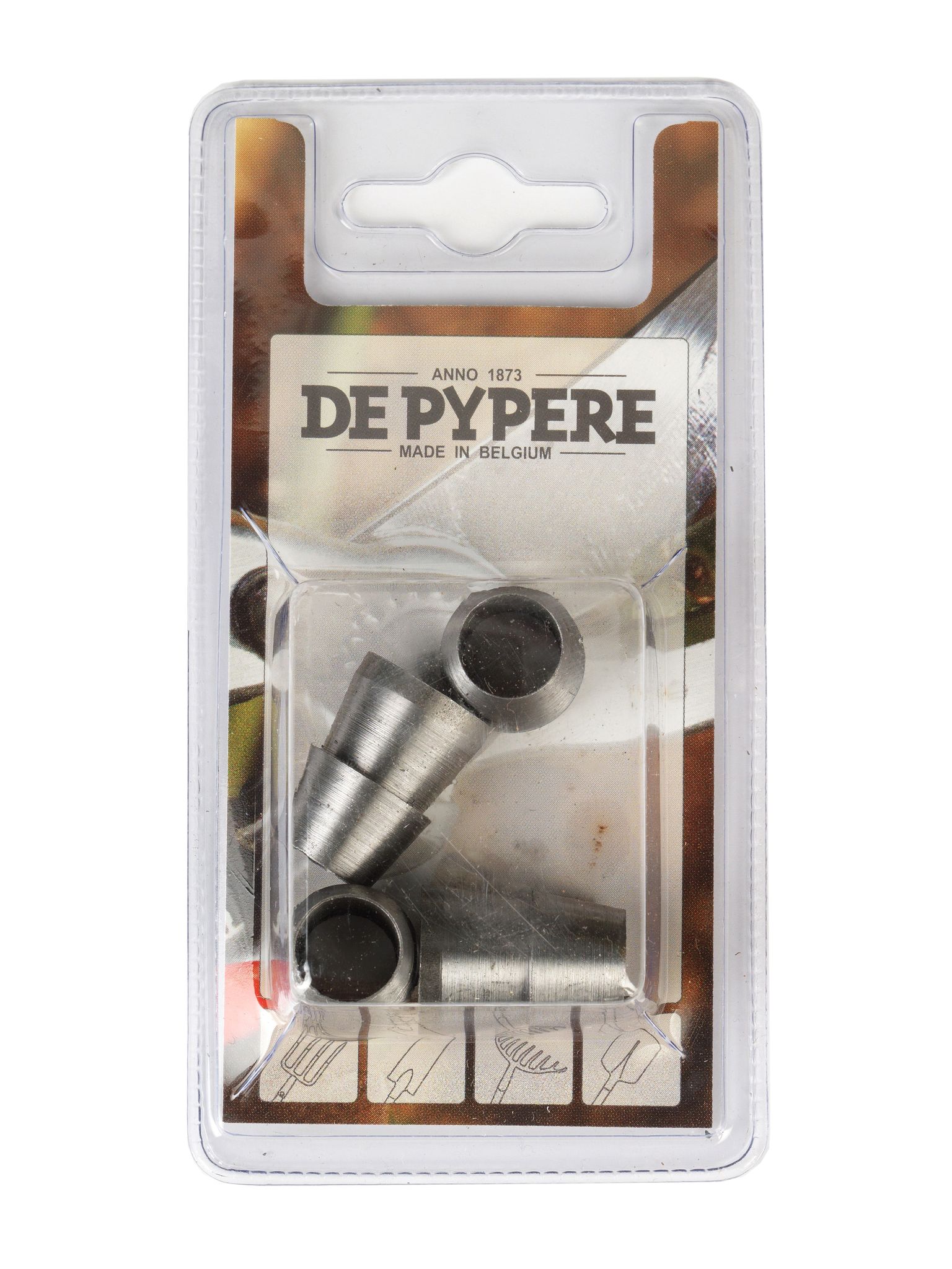 DePypere Ronde Metalen Spieen Klein Set 4 stuks