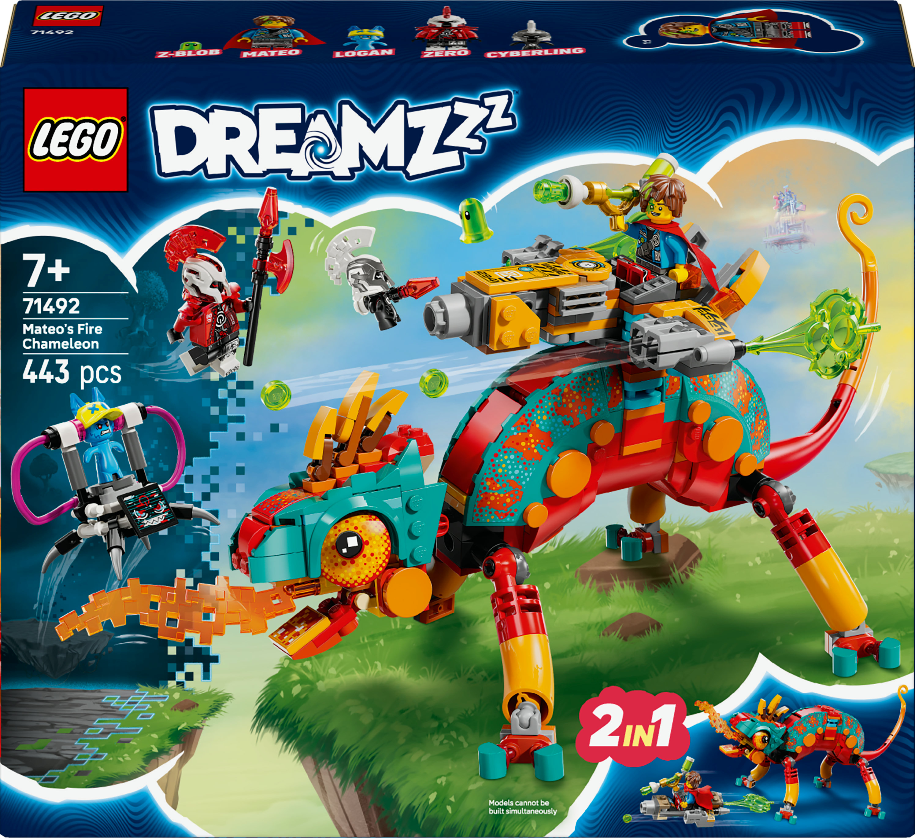 Lego DreamZzz 71492 Mateo's Vuurkameleon