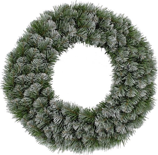 Kerstkrans Colorado Green Frosted 45cm - 140 Tips
