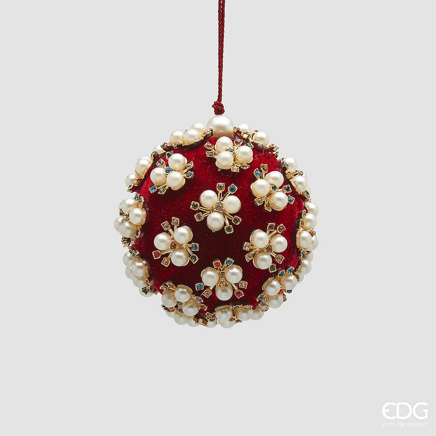 EDG Kerstbal Glas Elizabeth 8cm