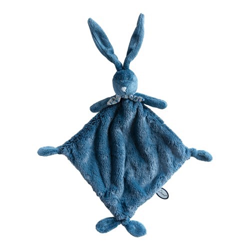 Dimpel Doudou Flo Konijn Liberty Donker Grijsblauw 35 cm
