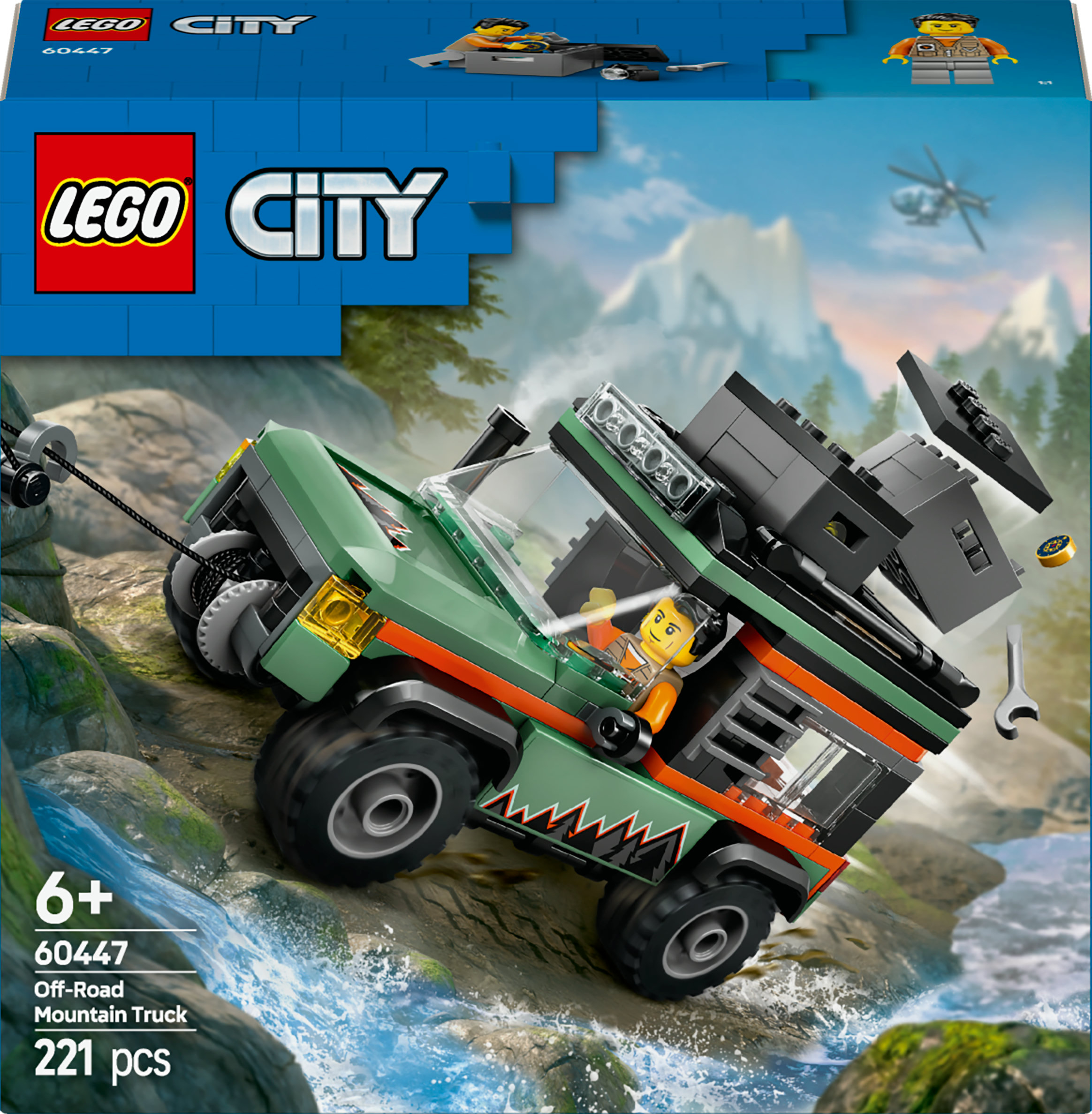 LEGO City 60447 4x4 Terreinwagen voor in de Bergen 