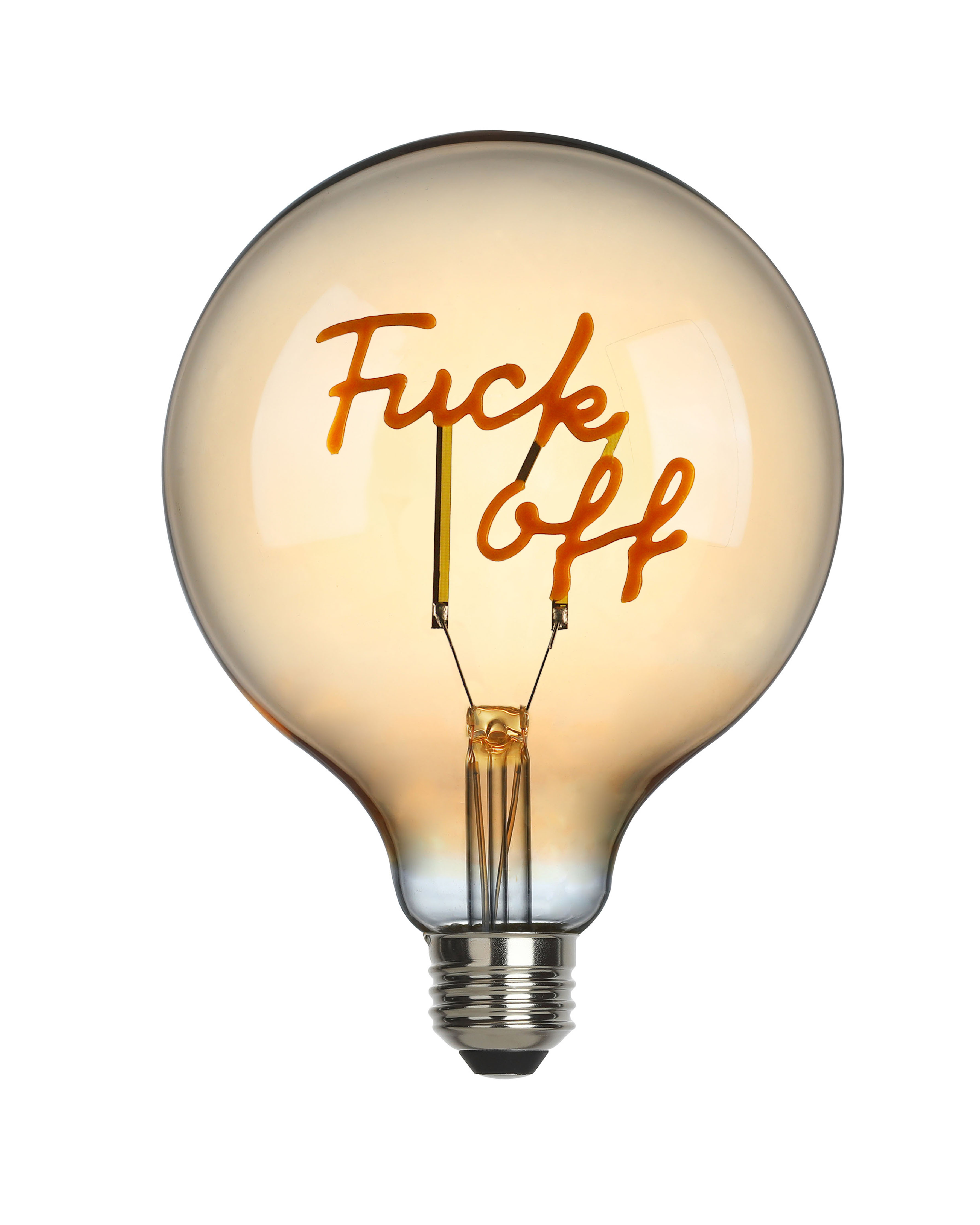 Sompex LED Gloeilamp Fuck Off - 12.5x17.6 cm - E27 - 1.5 W - Staand