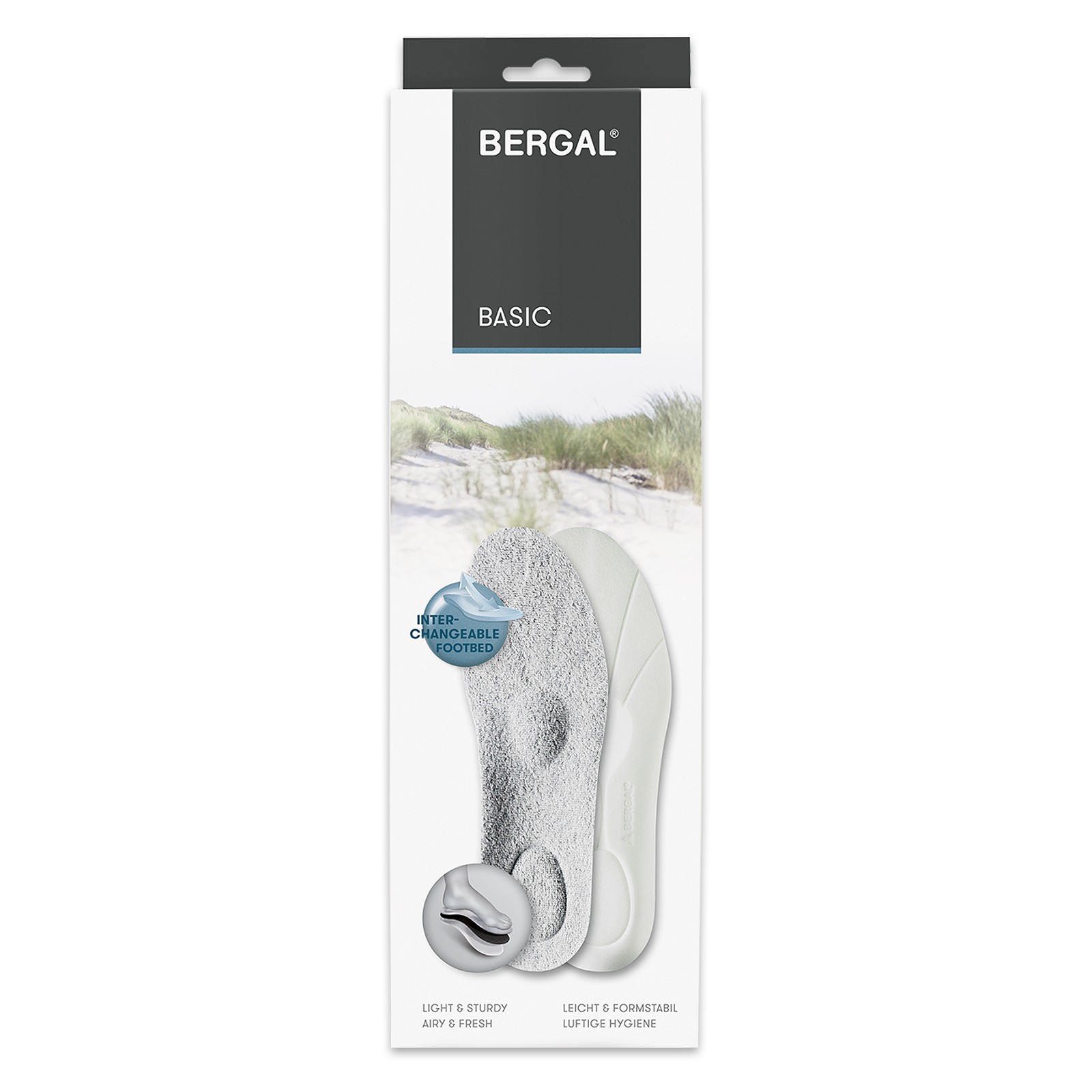 Bergal Inlegzool Basic maat 44
