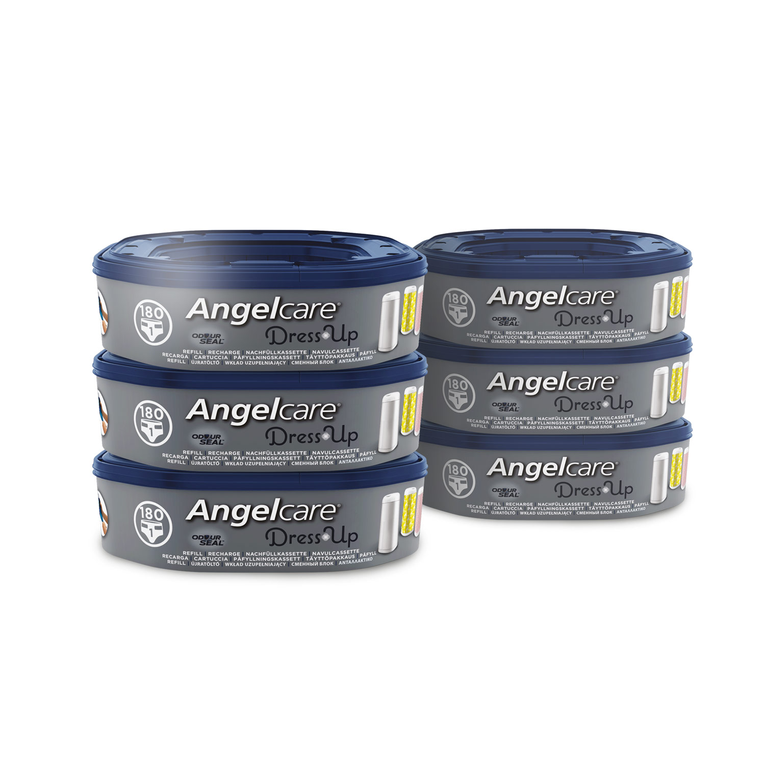 Angelcare Navulling Luieremmer Dress-Up 6 stuks