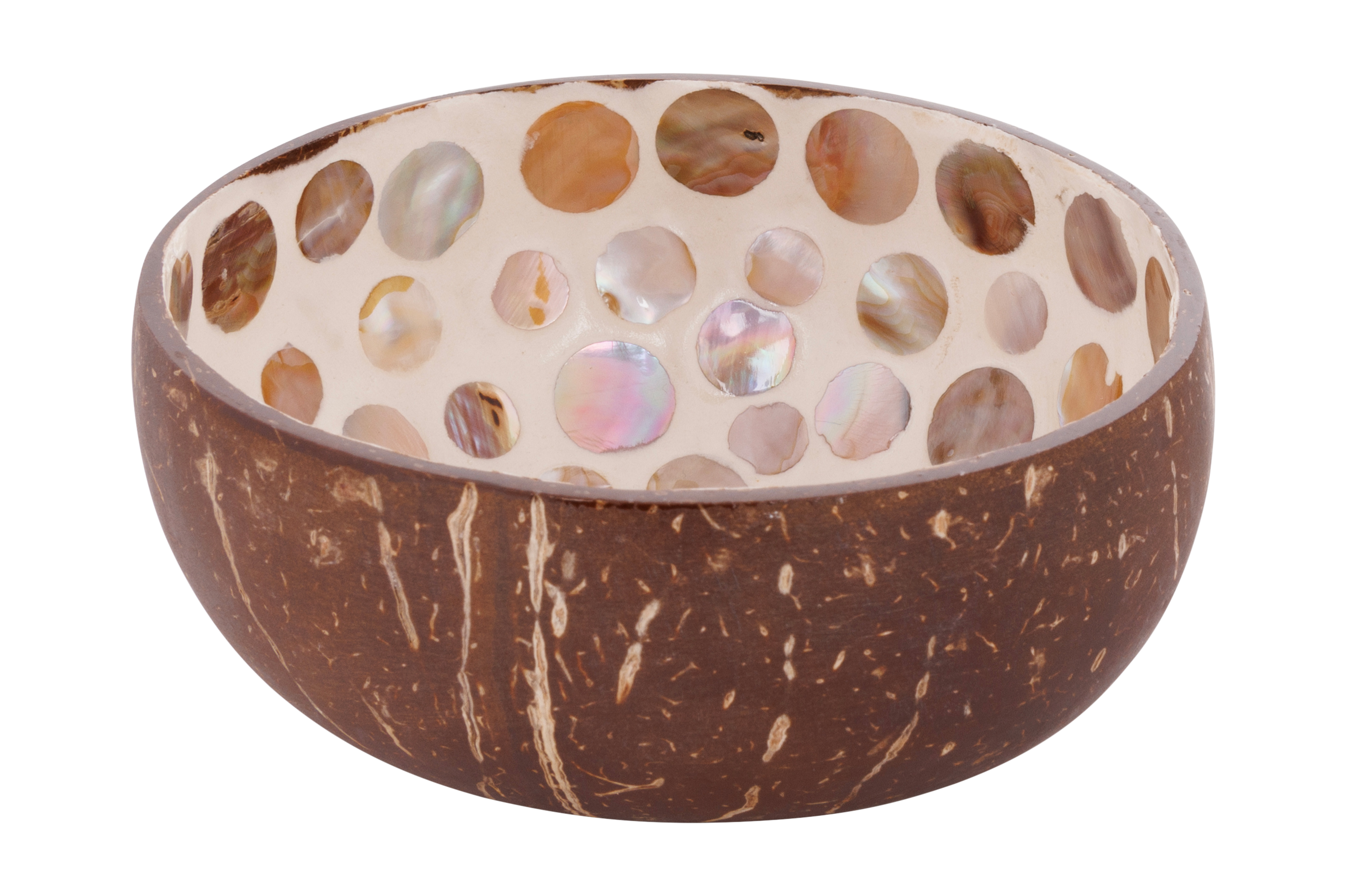 Noya Cocos Bowl Brown Pearl 14x6 cm