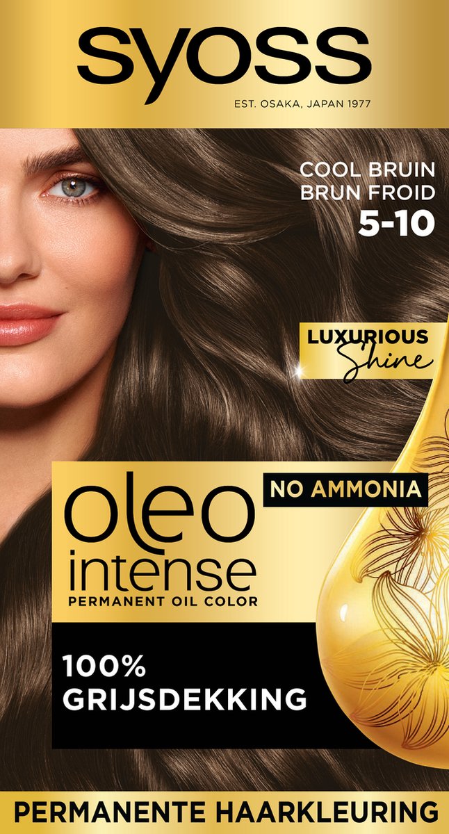 Syoss Haarkleuring Oleo Intense 5-10 Cool Bruin