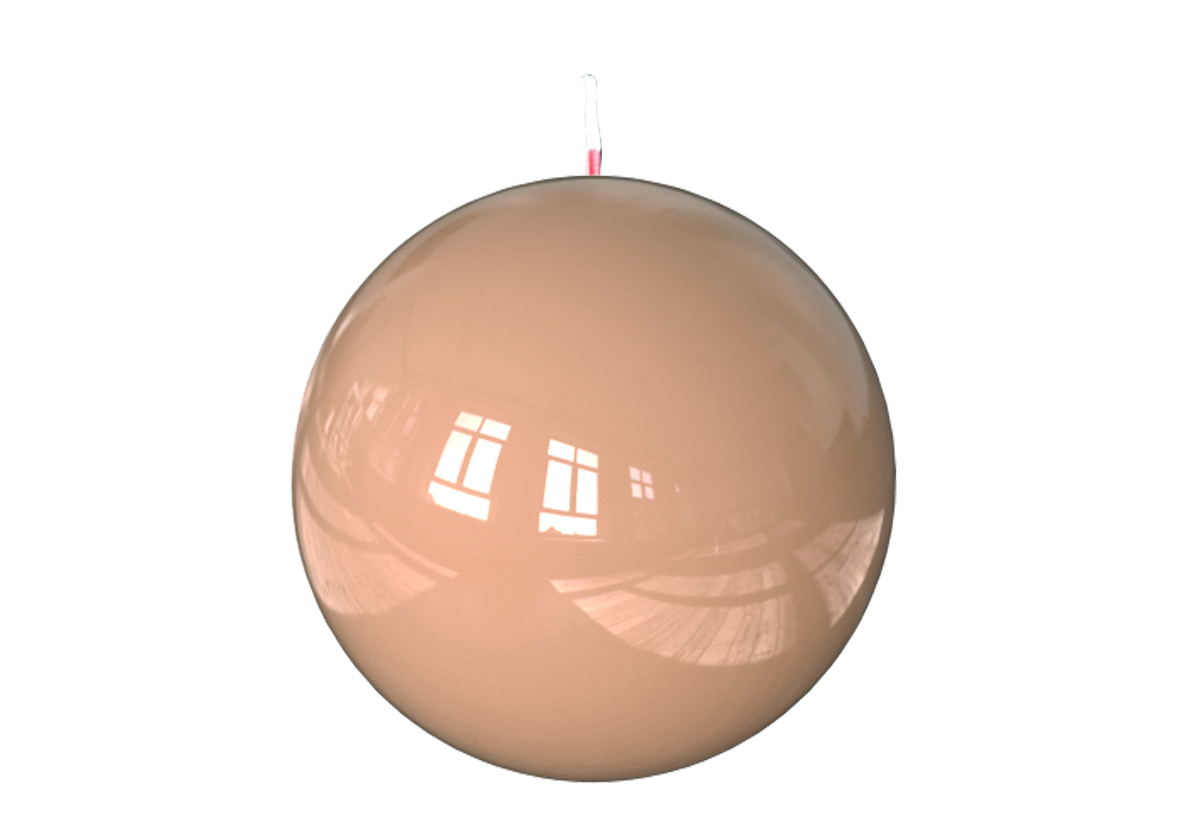 Engels Kerzen Bolkaars Klassik 12cm Mandel - Gelakt - Amandel