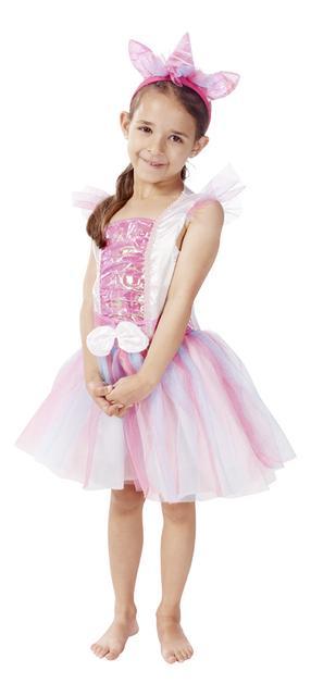 Kostuum Prinses met Eenhoorndiadeem Maat 128