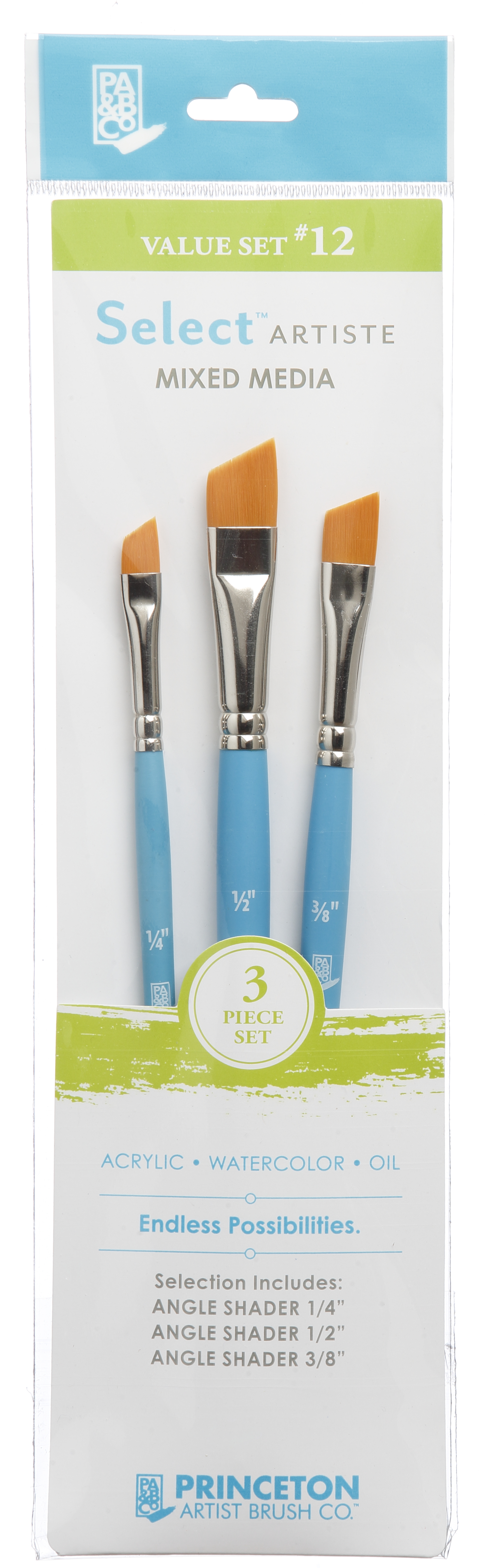 Princeton Penselen Select Value Set 12 3 stuks