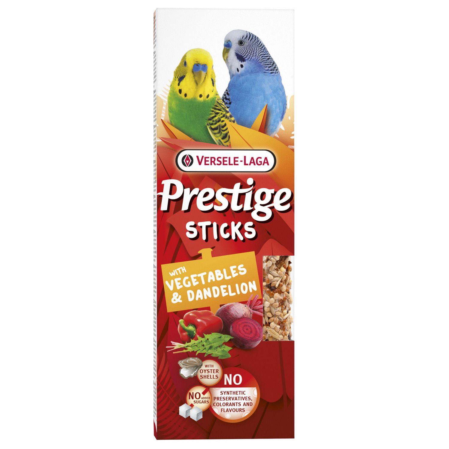 Versele-Laga Prestige Sticks Kleine Parkieten met Groenten & Paardenbloem 60 g