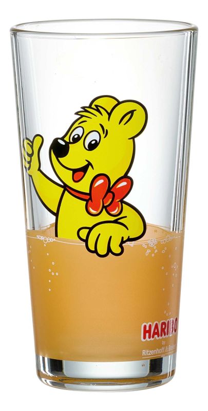 Ritzenhoff & Breker Waterglas Haribo Thumbs Up Orange 380ml - Tumbler - 8x14.5 cm