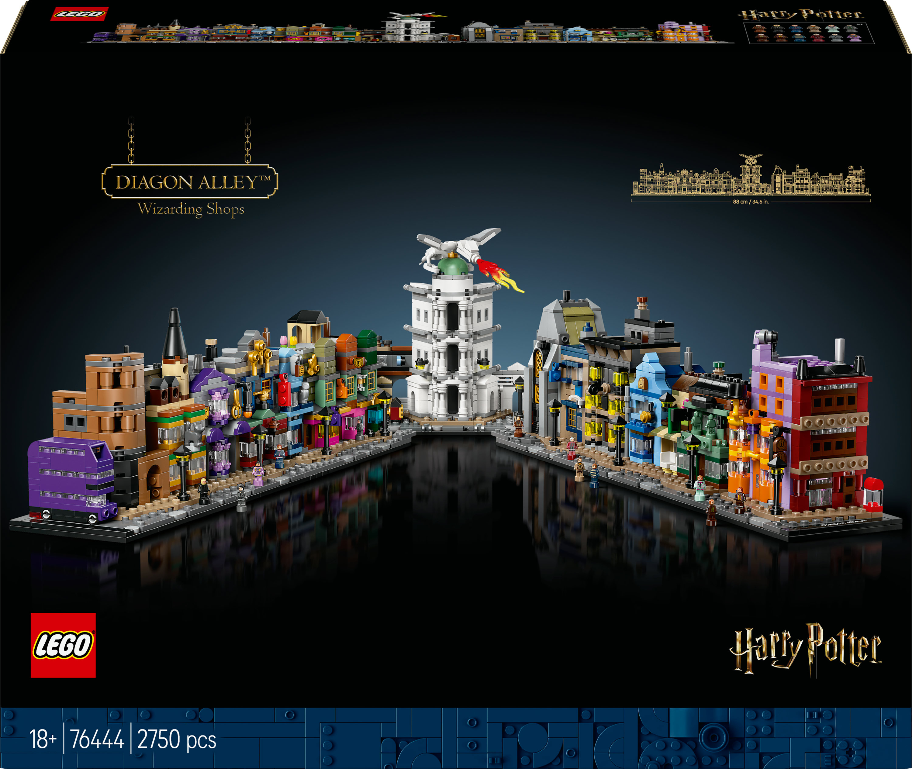 LEGO Harry Potter 76444 De Wegisweg# tovenaarswinkels