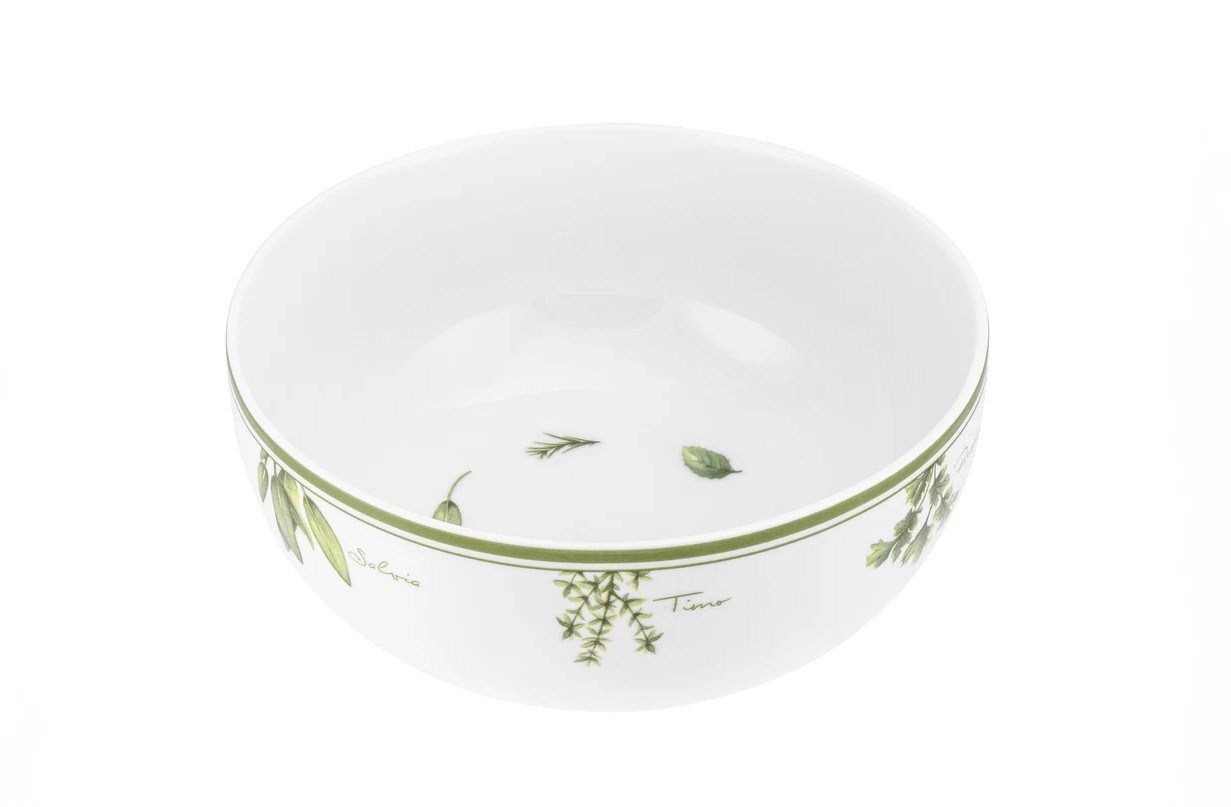 La Porcellana Bianca Pasta-/Saladebowl Coltivia 23cm - Porselein
