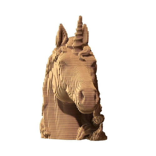 Cartonic 3D Puzzel Unicorn Karton - 65 stuks