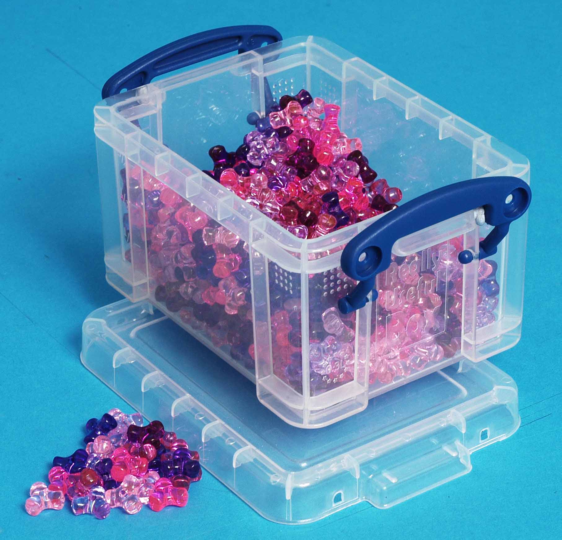 Really Useful Boxes Opbergbox 300ml - Transparant - 12x8.5x6.5 cm