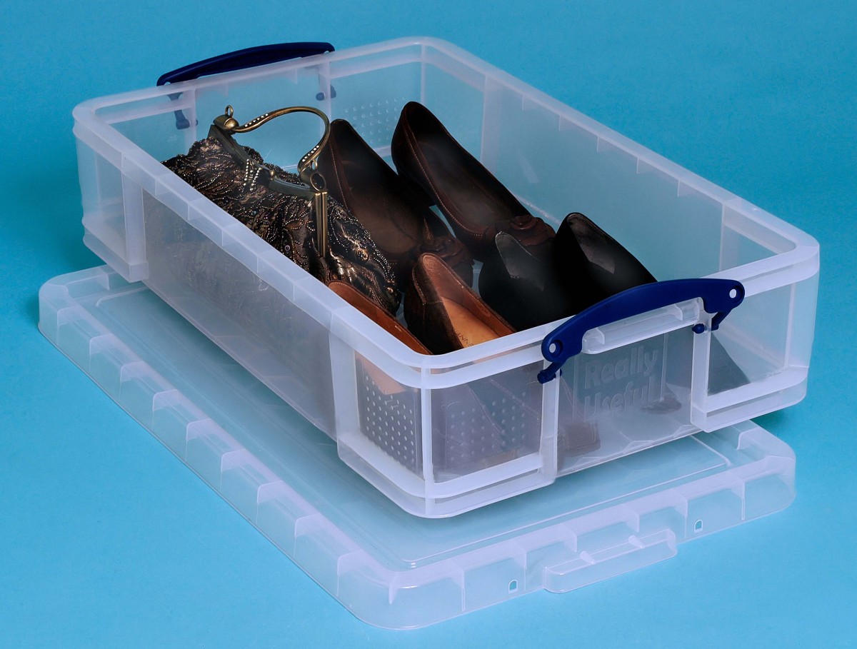 Really Useful Boxes Opbergbox 33l - Transparant - 71x44x16.5 cm