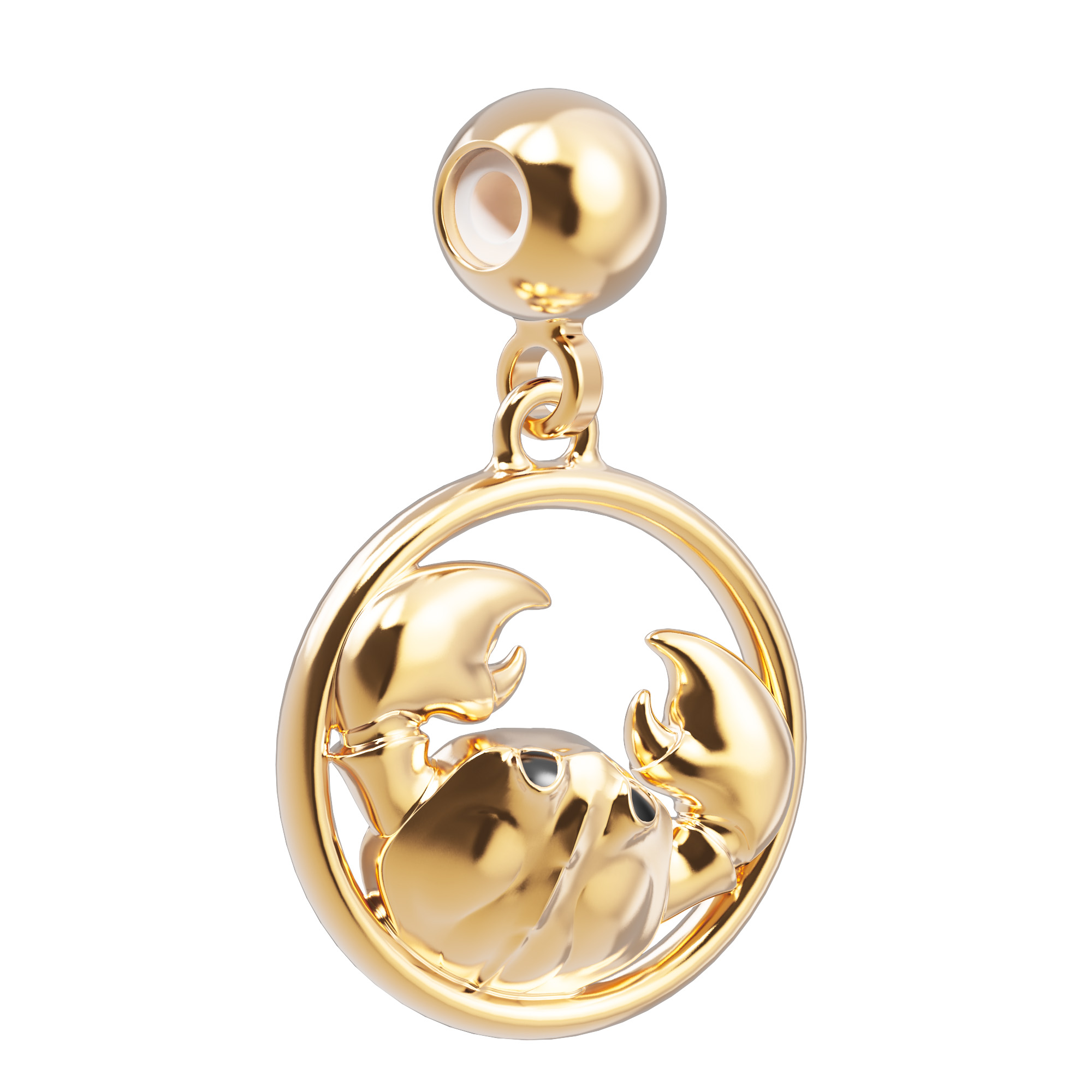 Chocli Charm Horoscoop Kreeft - 18K Gold Plated - Cancer