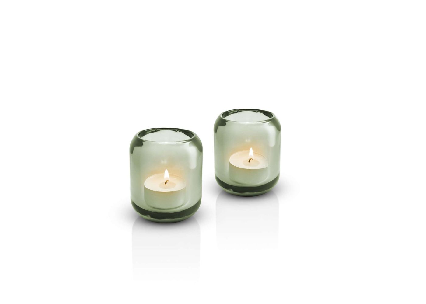 Eva Solo Theelichthouder Acorn set 2 stuks - 6.7x7.7 cm - Leaf Green