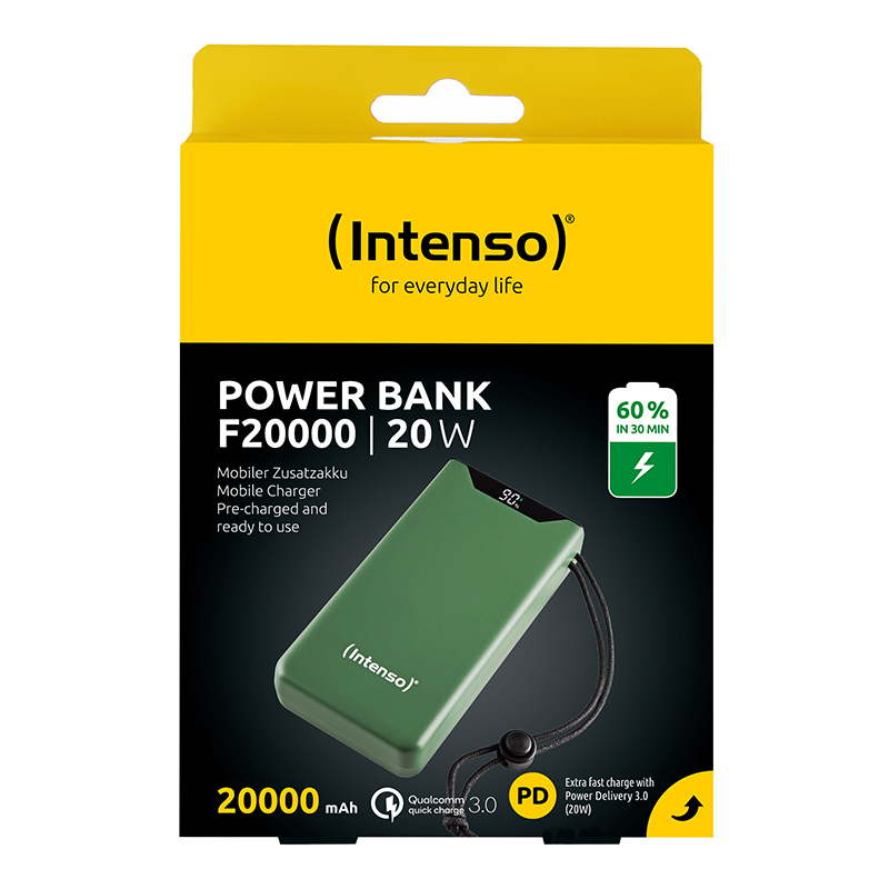 Intenso F20000 Powerbank groen 20000 mAh