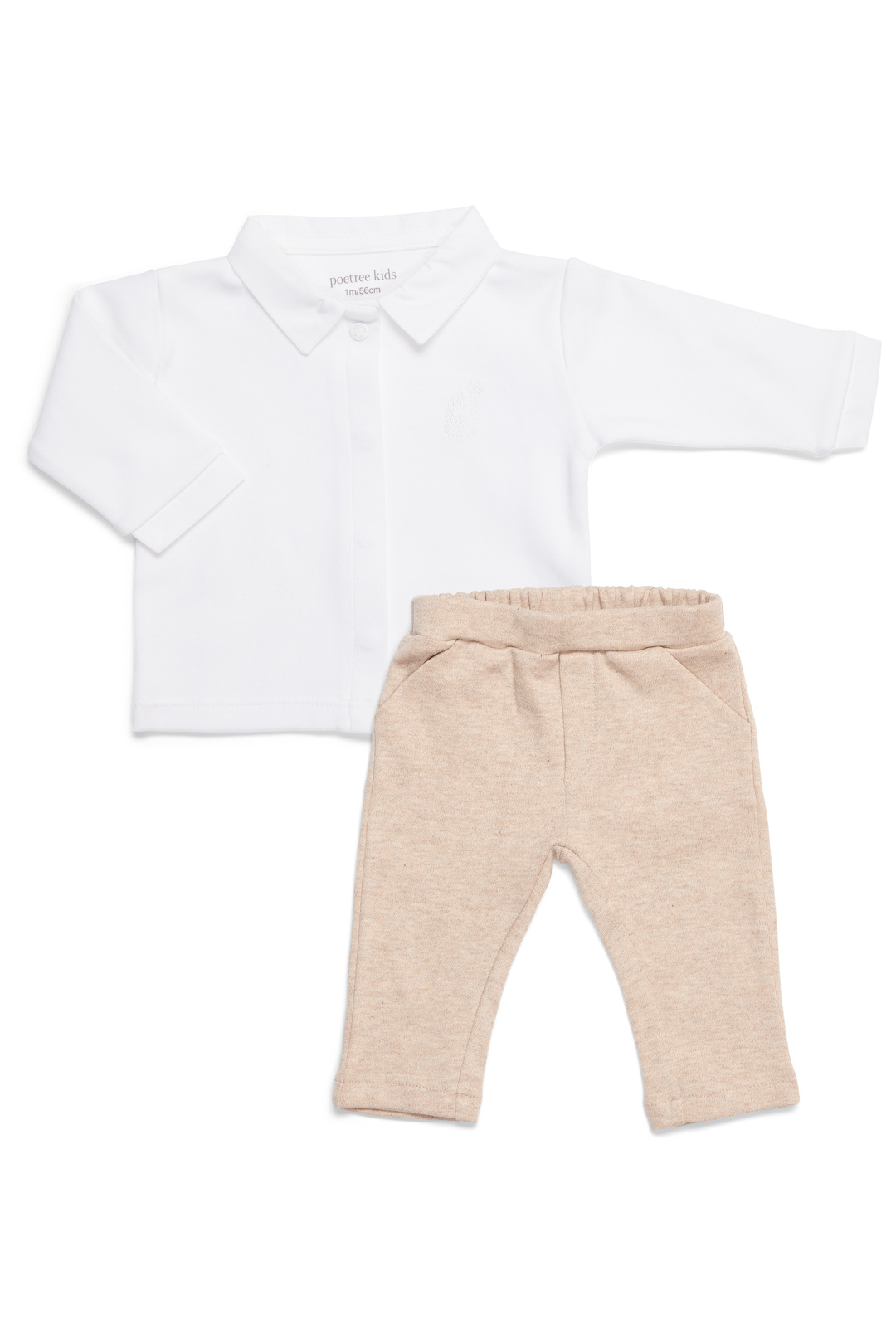Poetree Unisex Pyjama 2-delig Camel Poetree Unisex Pyjama 2-delig Camel