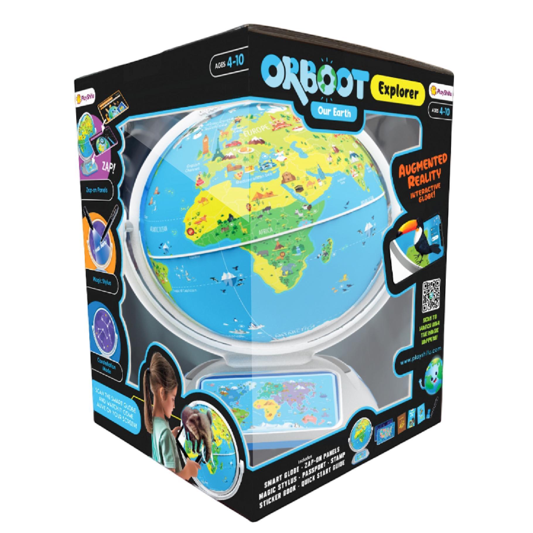 Orboot Earth Explorer's Pack - Interactieve Wereldbol, augmented reality
