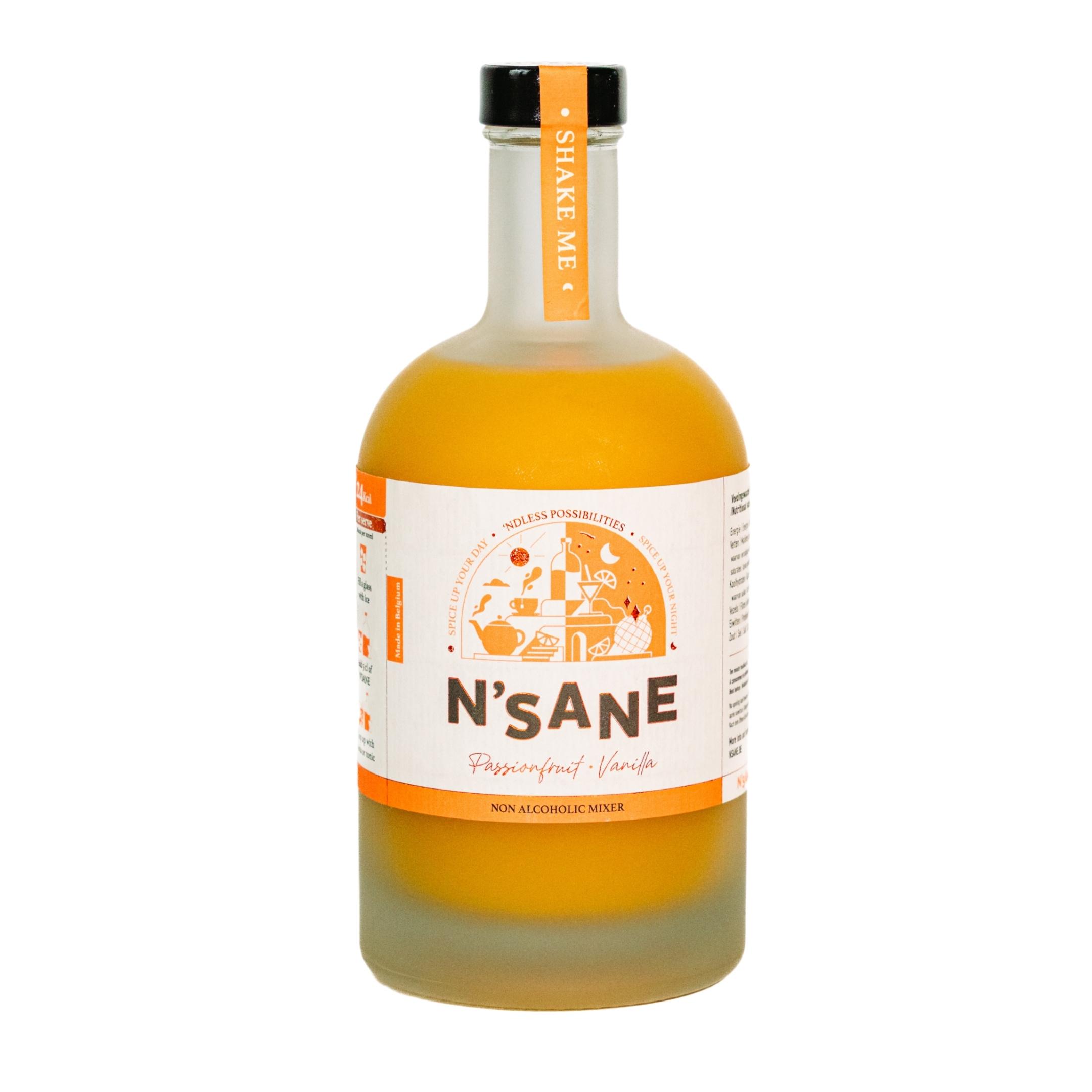 N'sane Alcoholvrije Aperitief Passionfruit Vanilla 500ml - Mixer