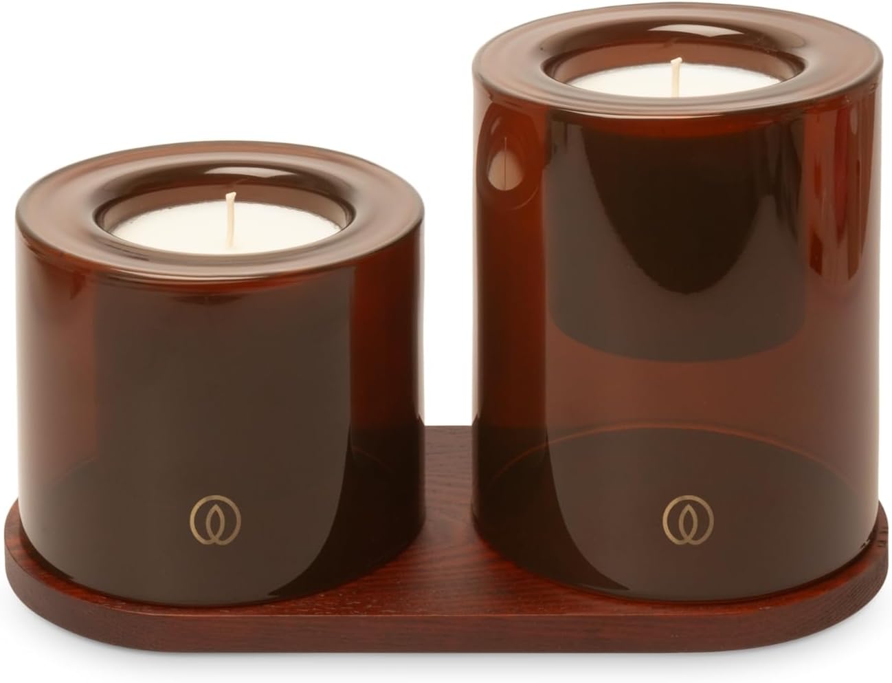Spaas Set Kaarsen Delight Sunset Spark met Houten Tray - 40 Branduren - Grapefruit and Peony