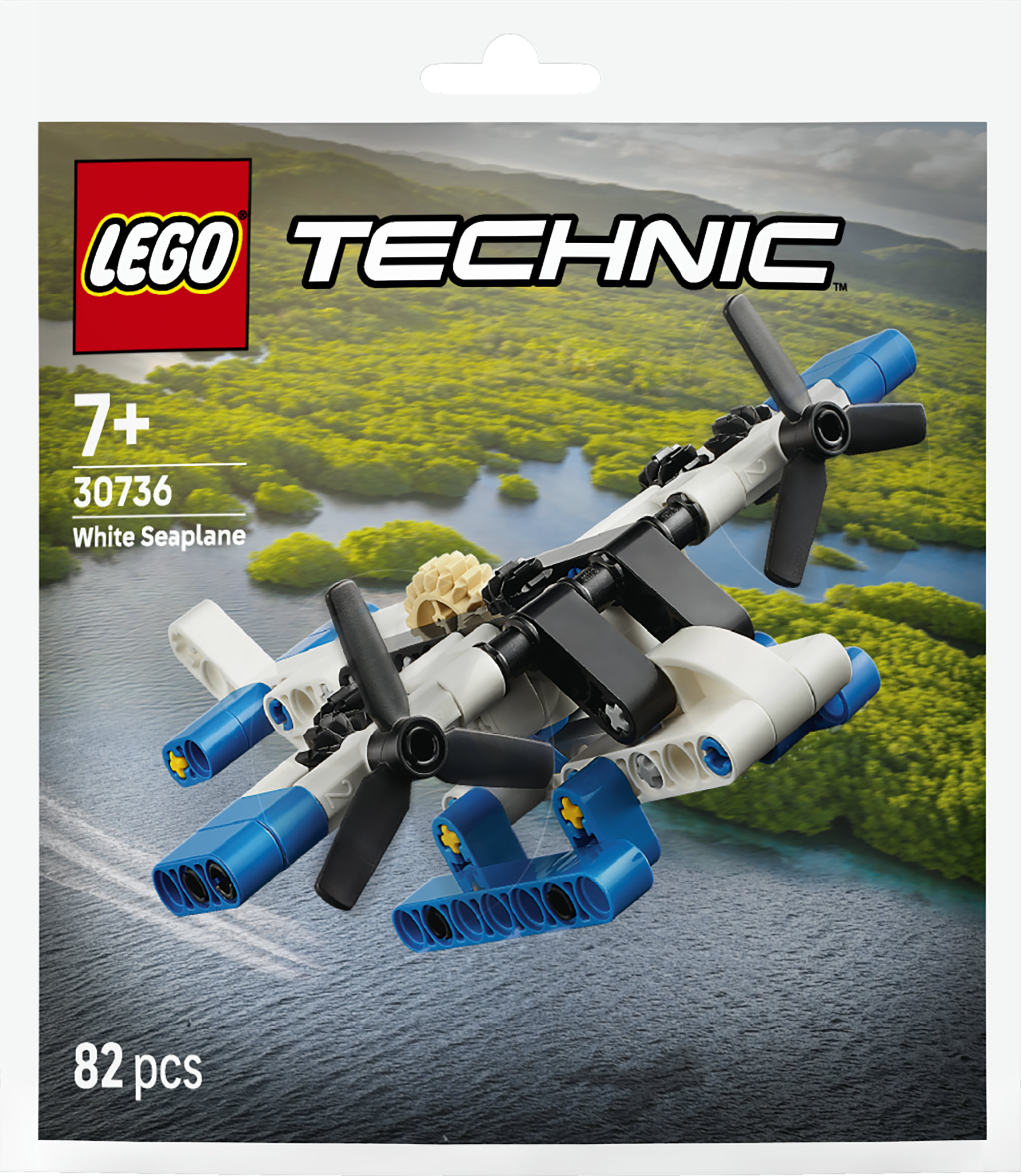 LEGO Technic 30736 Wit Watervliegtuig