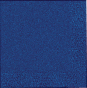 Duni Servetten 33X33Cm Donker Blauw 20 Stuks - 3-Laags - Ecoecho