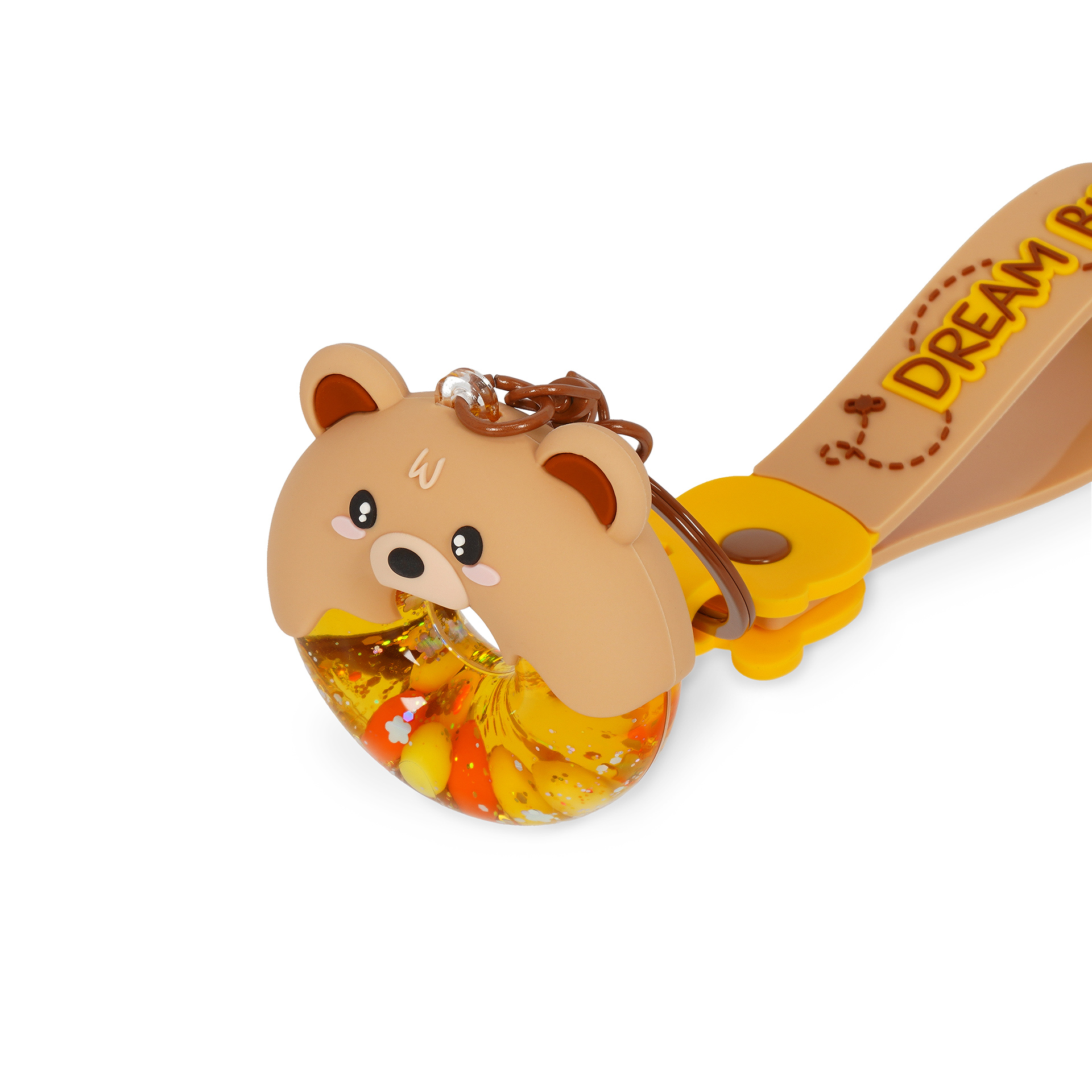 Legami Sleutelhanger Shake a Wish Liquid Teddy Bear Honey