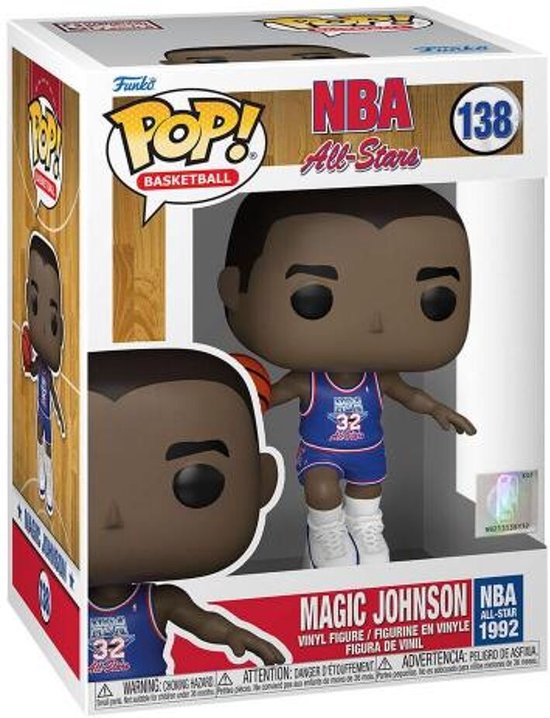 Funko Pop! Basketball - NBA All-Stars: Magic Johnson 138 Funko Pop! Basketball - NBA All-Stars: Magic Johnson 138