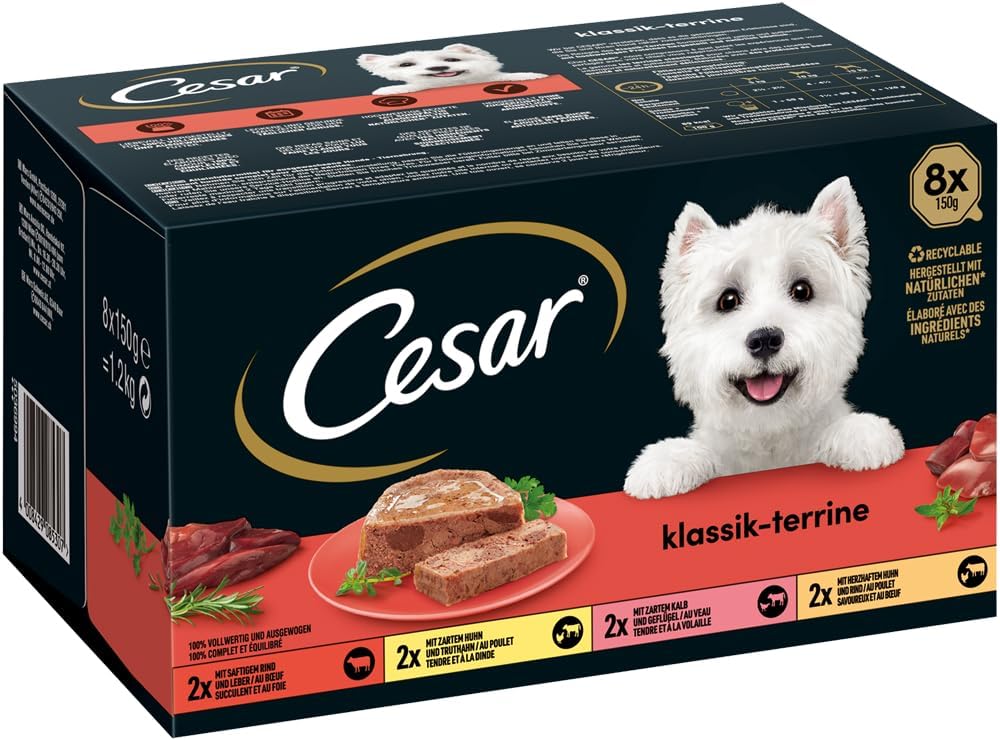Cesar Alu Classic Terrines 8x 150 g