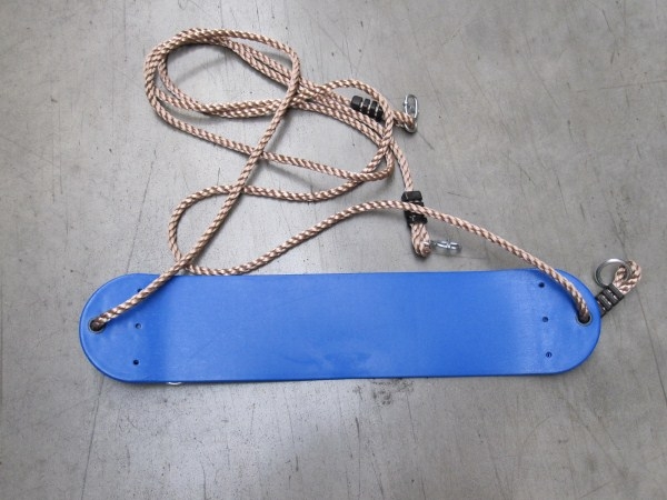 Schommelzitje flexibel blauw 250cm PP touw