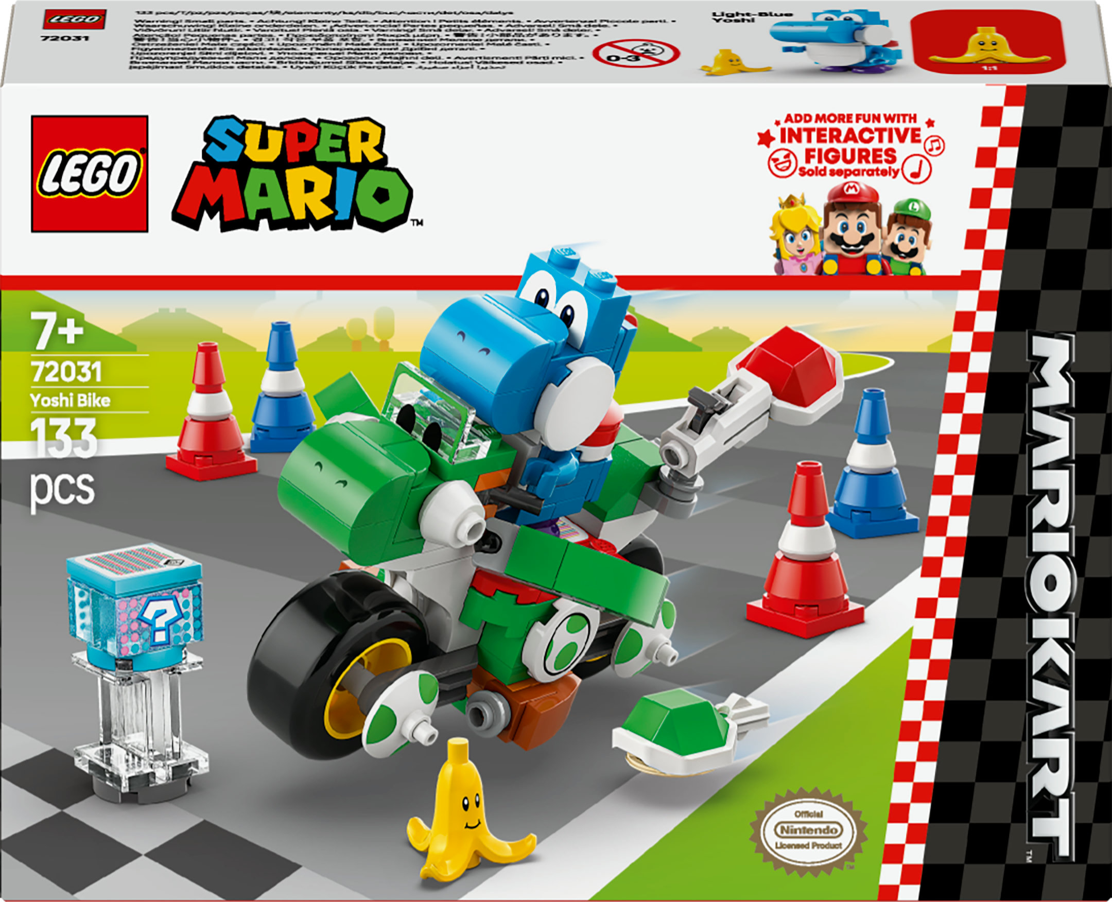 LEGO Super Mario Kart Sets voor Januari 2025 LEGO Super Mario Kart 72031 Yoshi-Crosser