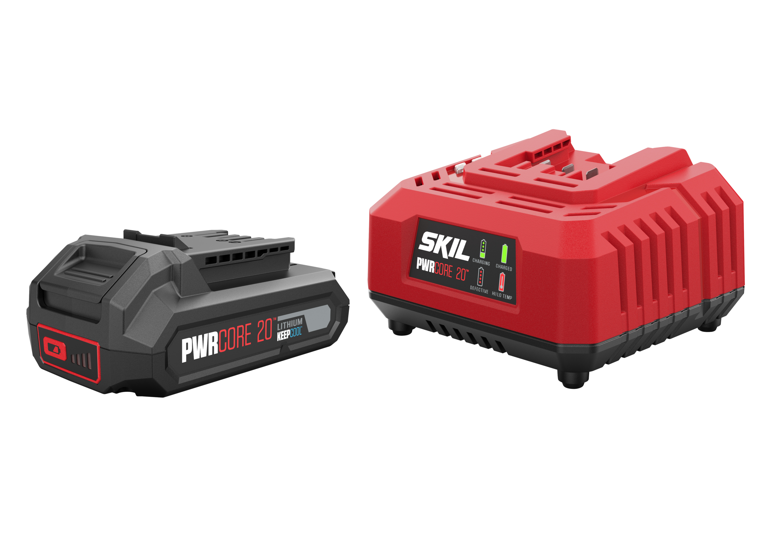 Skil Accu 2Ah + Lader 3116AA 20V 2.4A